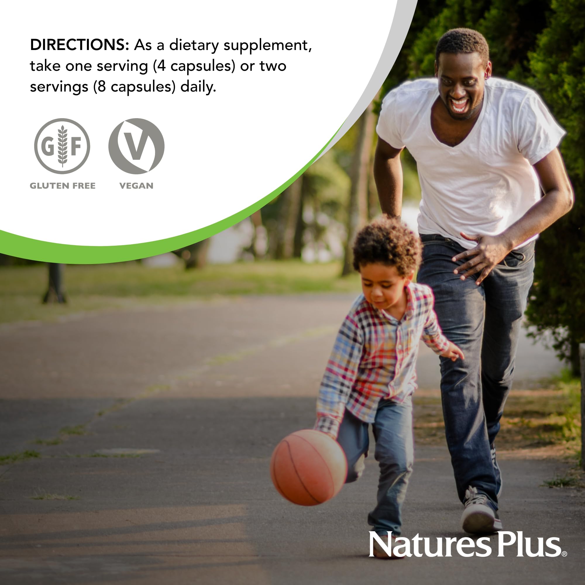NaturesPlus Source of Life Green Lightning, envase libre de gluten y apto para vegetarianos