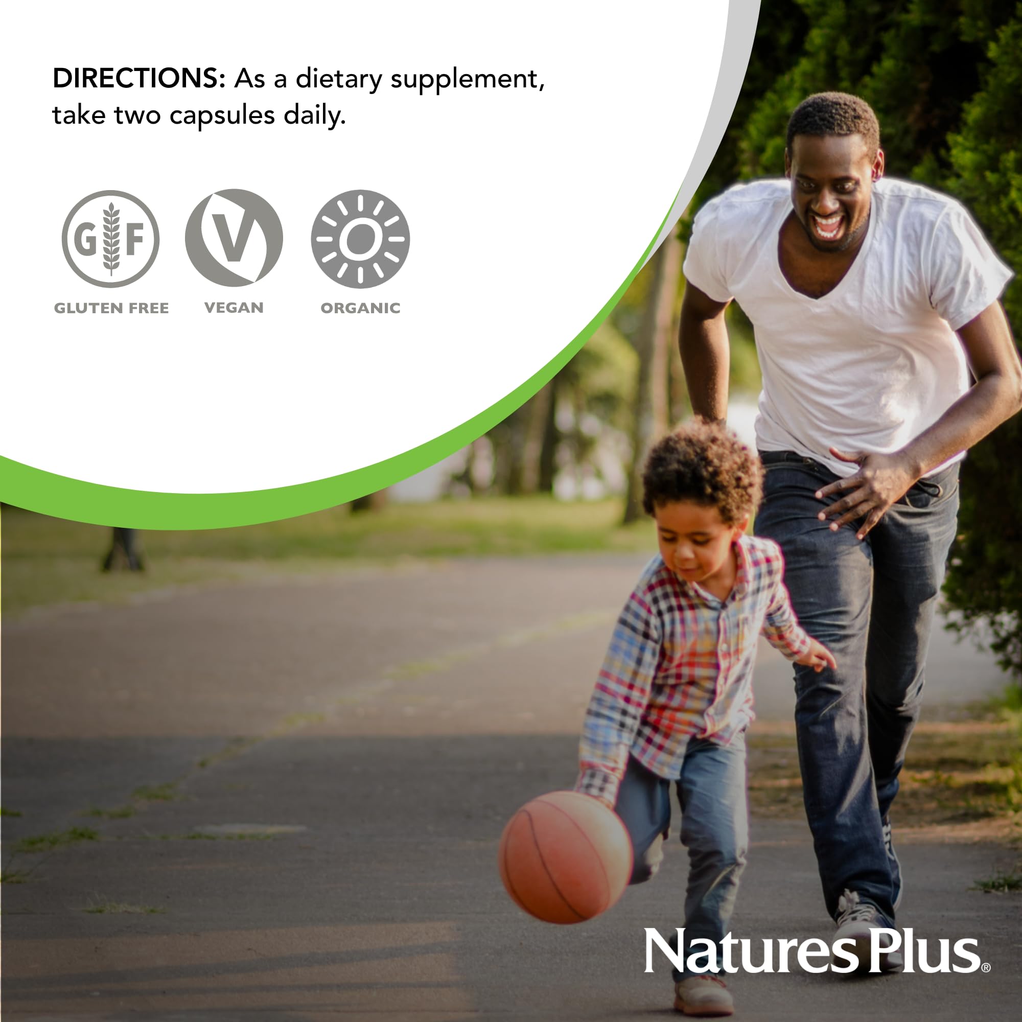 NaturesPlus Source of Life Garden Vitamin C, cápsulas aptas para veganos y sin gluten.