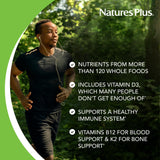 NaturesPlus Source of Life GOLD Energy Shake, polvo sabor tropical frutal, perfecto para batidos