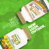 Etiqueta de Source of Life GOLD muestra ingredientes clave para soporte nutricional.