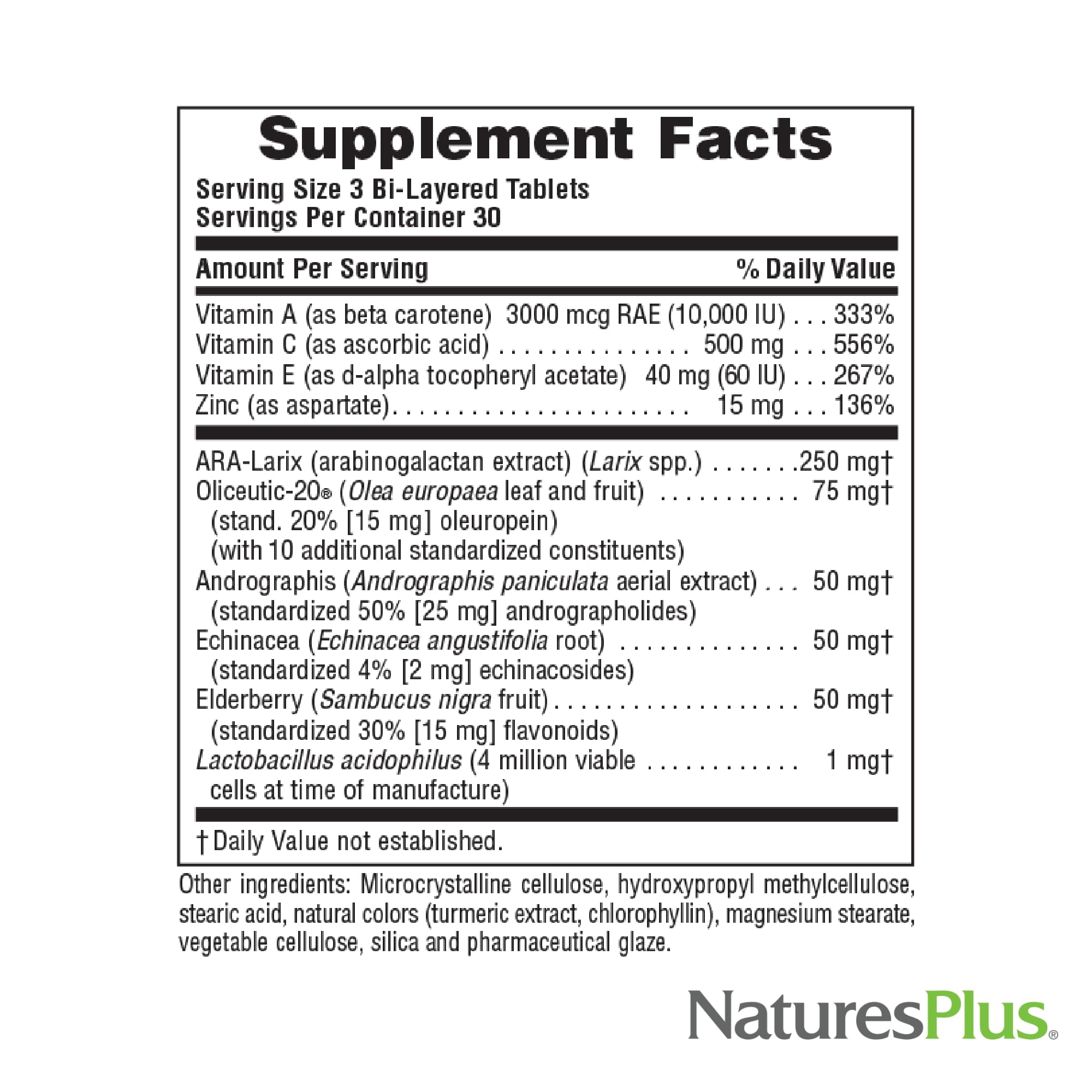 NaturesPlus Fuente de Vida Impulsor Inmunológico, caja de cartón reciclable