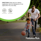 NaturesPlus Source of Life Liquid, escena de cocina, ideal para batidos y bebidas con vitaminas.