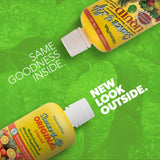 NaturesPlus Source of Life Liquid, vertiendo, dosis fácil para energía diaria.
