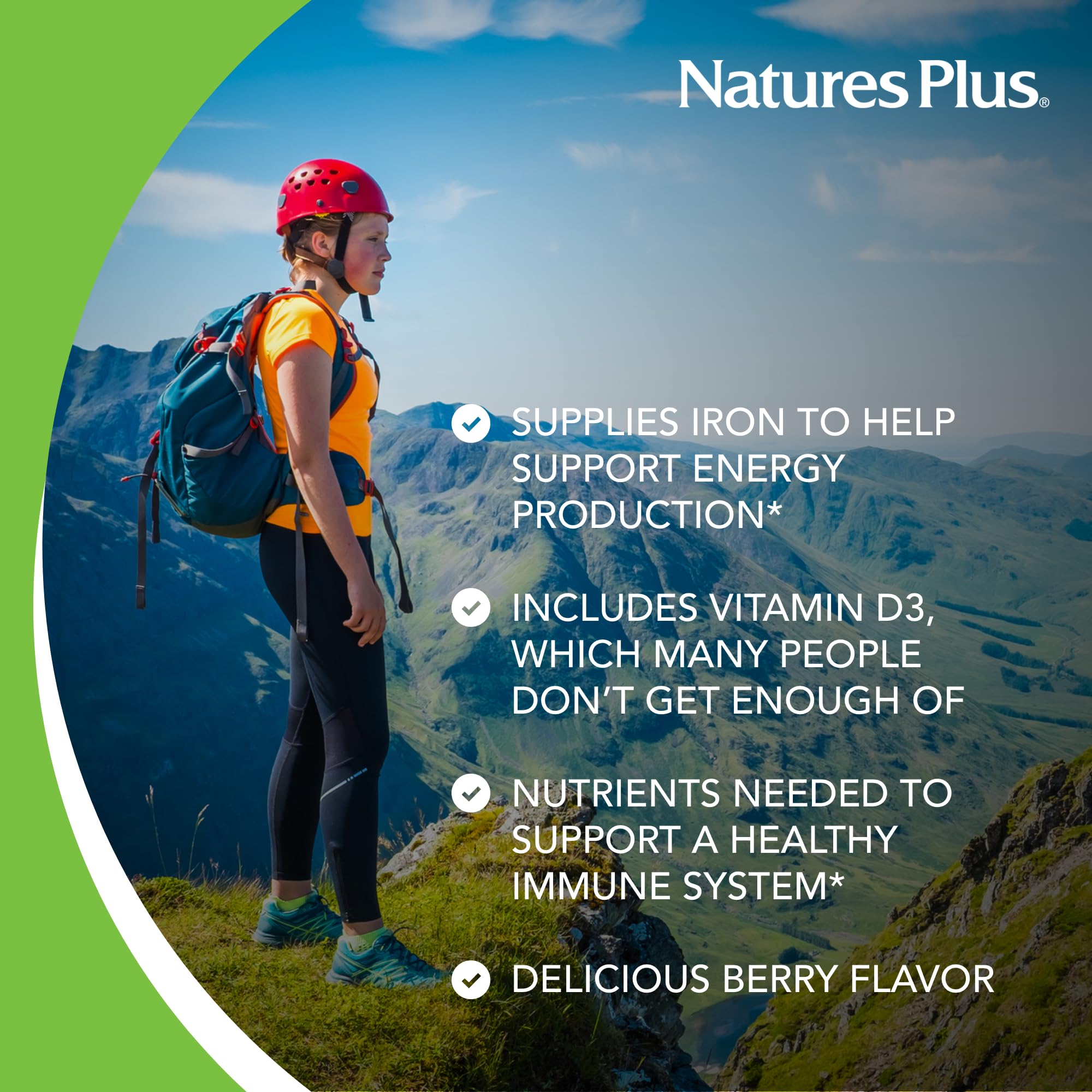 NaturesPlus Source of Life Mujer Líquido, etiqueta berry, nutrientes clave para apoyo general diario