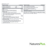NaturesPlus Source of Life Women, ingredientes en etiqueta, resumen claro de nutrientes clave.