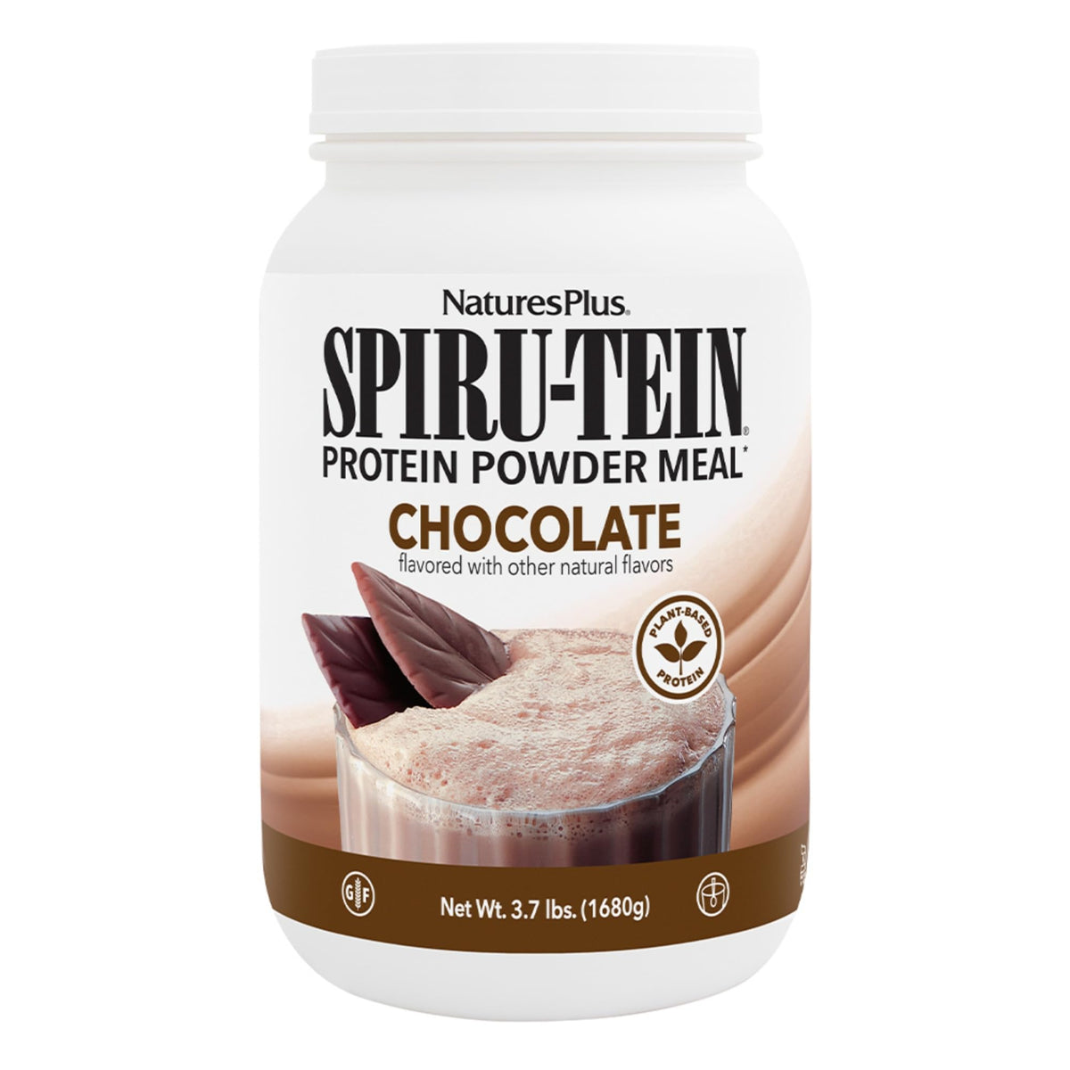 NaturesPlus SpirU-Tein Chocolate: bolsa 3,7 libras para batidos proteicos.