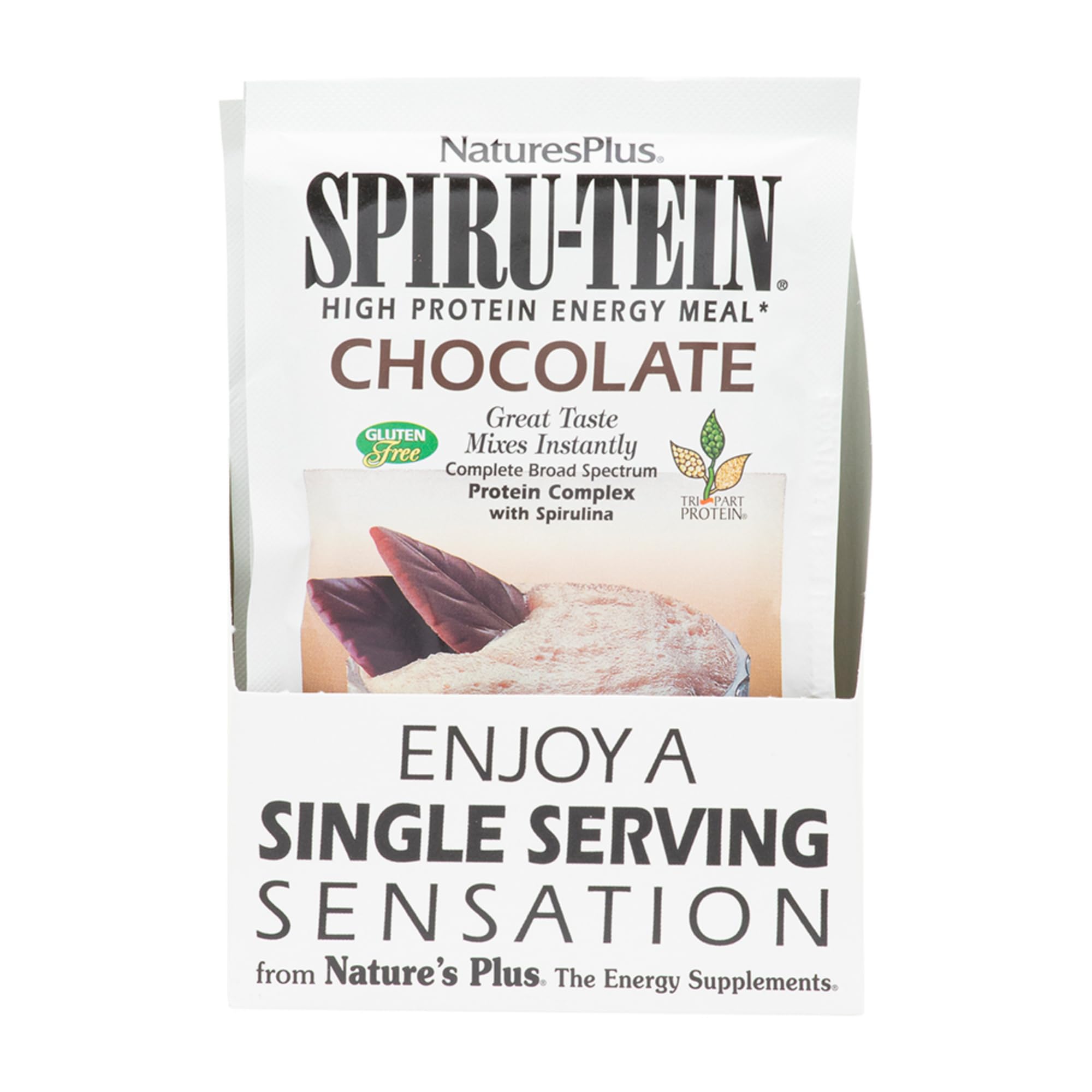 SPIRU-TEIN Chocolate en paquete individual para nutrición diaria