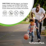 NaturesPlus SpirU-Tein Gold Vanilla: batidos y meriendas nutritivas.