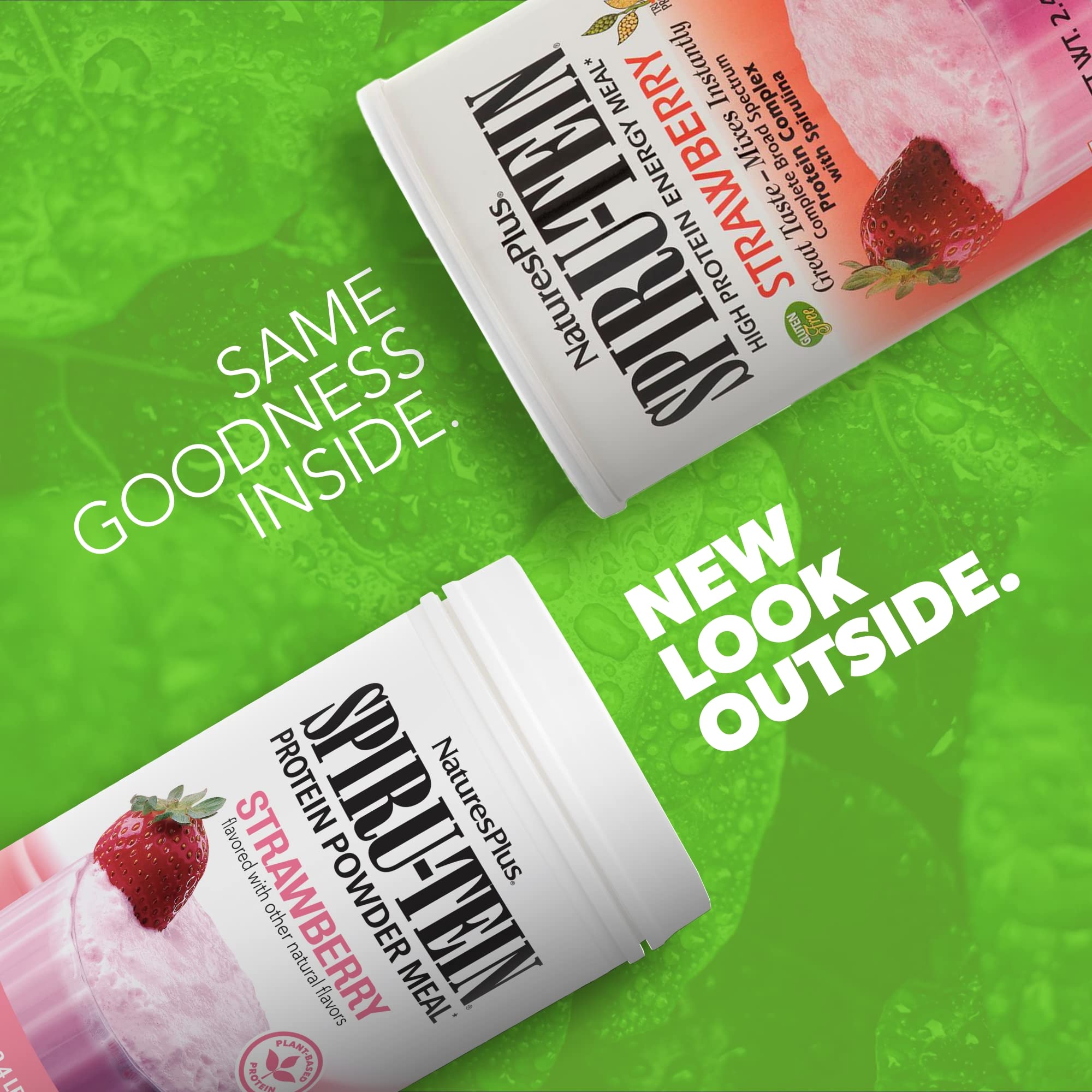 NaturesPlus SpirU-Tein mezcla proteica de planta para diversidad proteica.