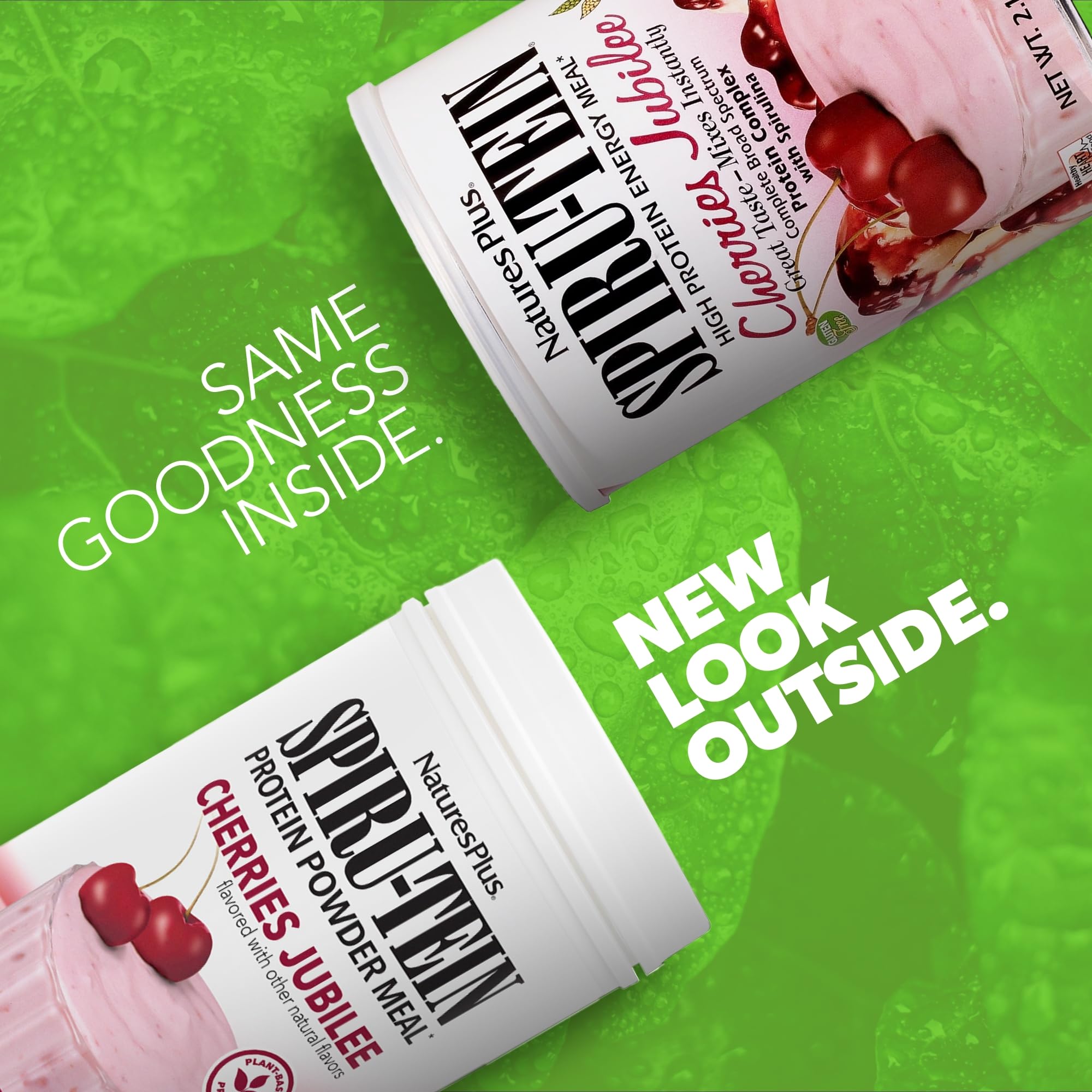 SPIRU-TEIN medida, control exacto de porciones para cada batido.