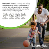 NaturesPlus SPIRU-TEIN vainilla: envase práctico para uso diario