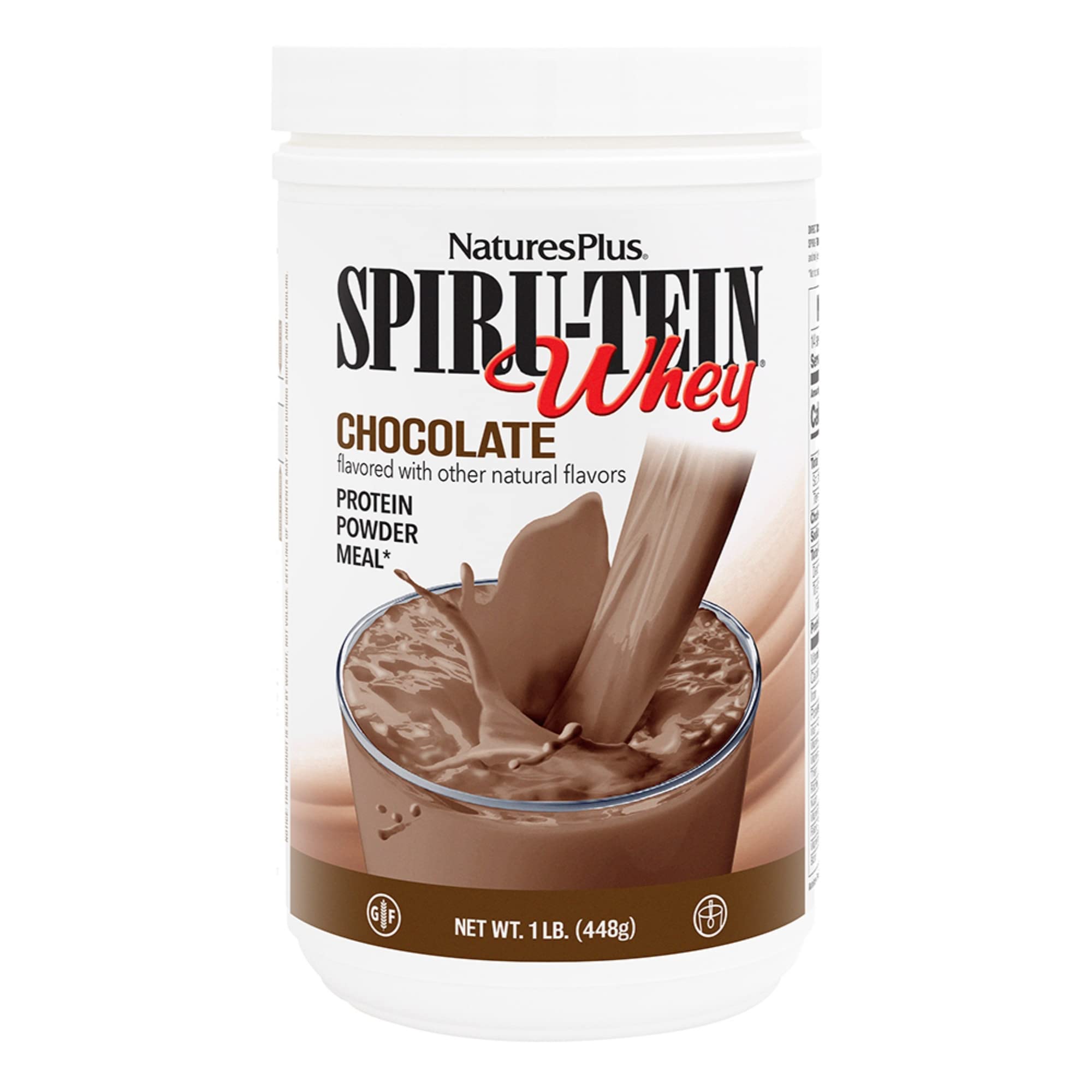 NaturesPlus SPIRU-TEIN WHEY Shake chocolate, textura cremosa para entrenamientos diarios