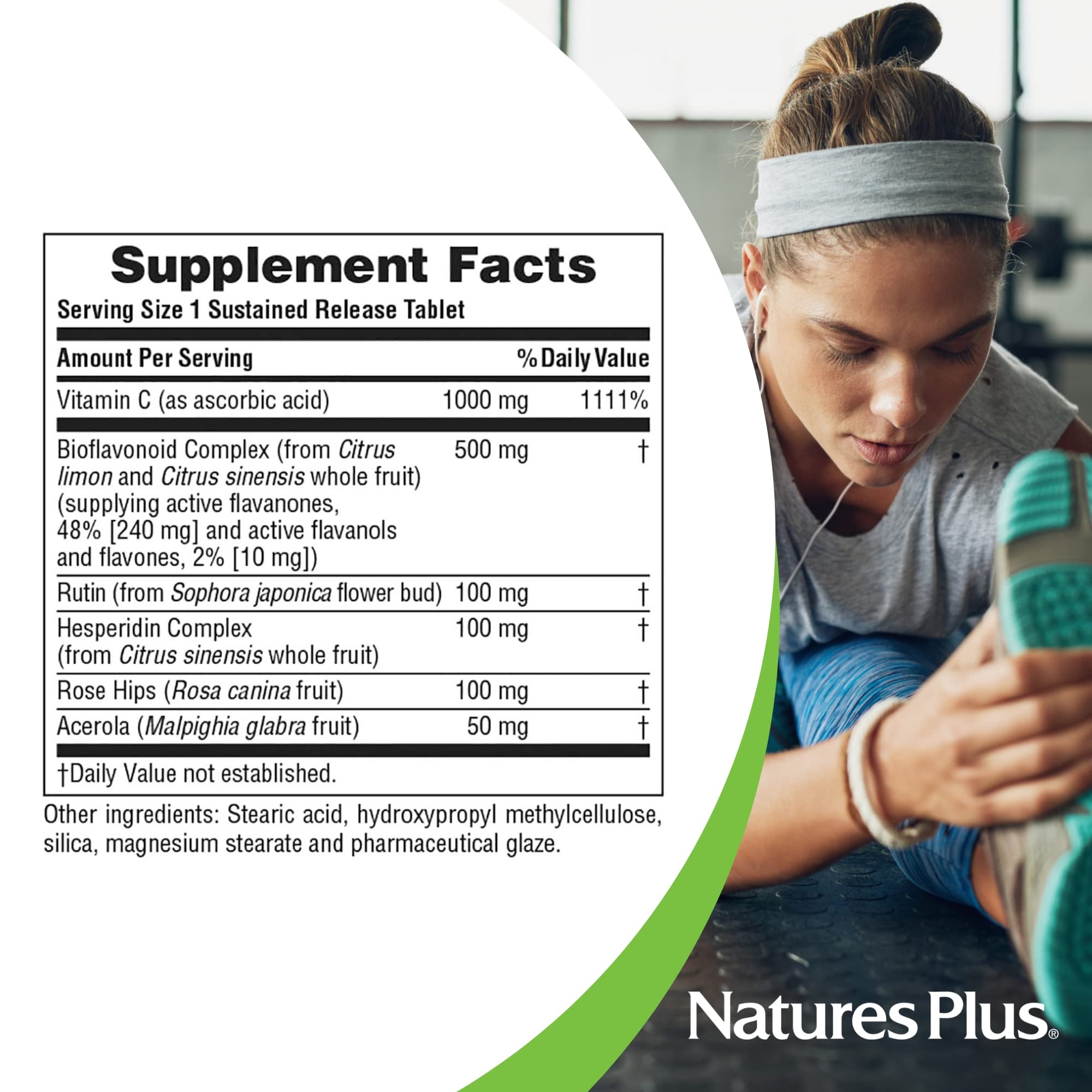 NaturesPlus Super C Complex fabricado conforme cGMP y certificado FDA/NSF