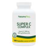 NaturesPlus Super C Complex frasco para consumo diario de vitamina C