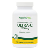 NaturesPlus Ultra-C 2000 mg envase de tabletas preparado para uso diario