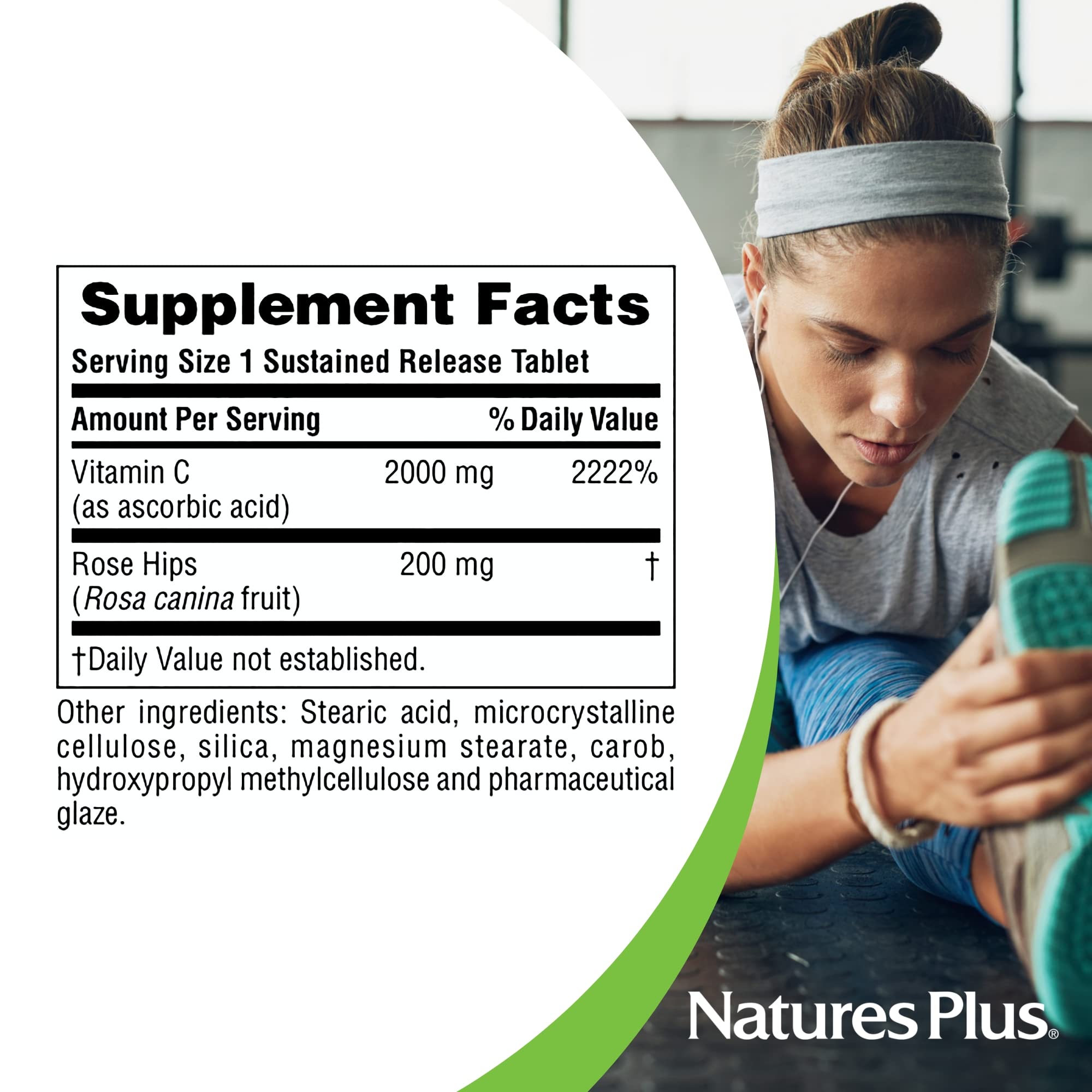 Sin colorantes artificiales en Ultra C de NaturesPlus