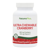 NaturesPlus Ultra Cranberry: cápsulas en forma de corazón para apoyar la salud urinaria diaria.