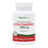 NaturesPlus Ultra Cranberry tabletas para apoyo diario de la salud urinaria