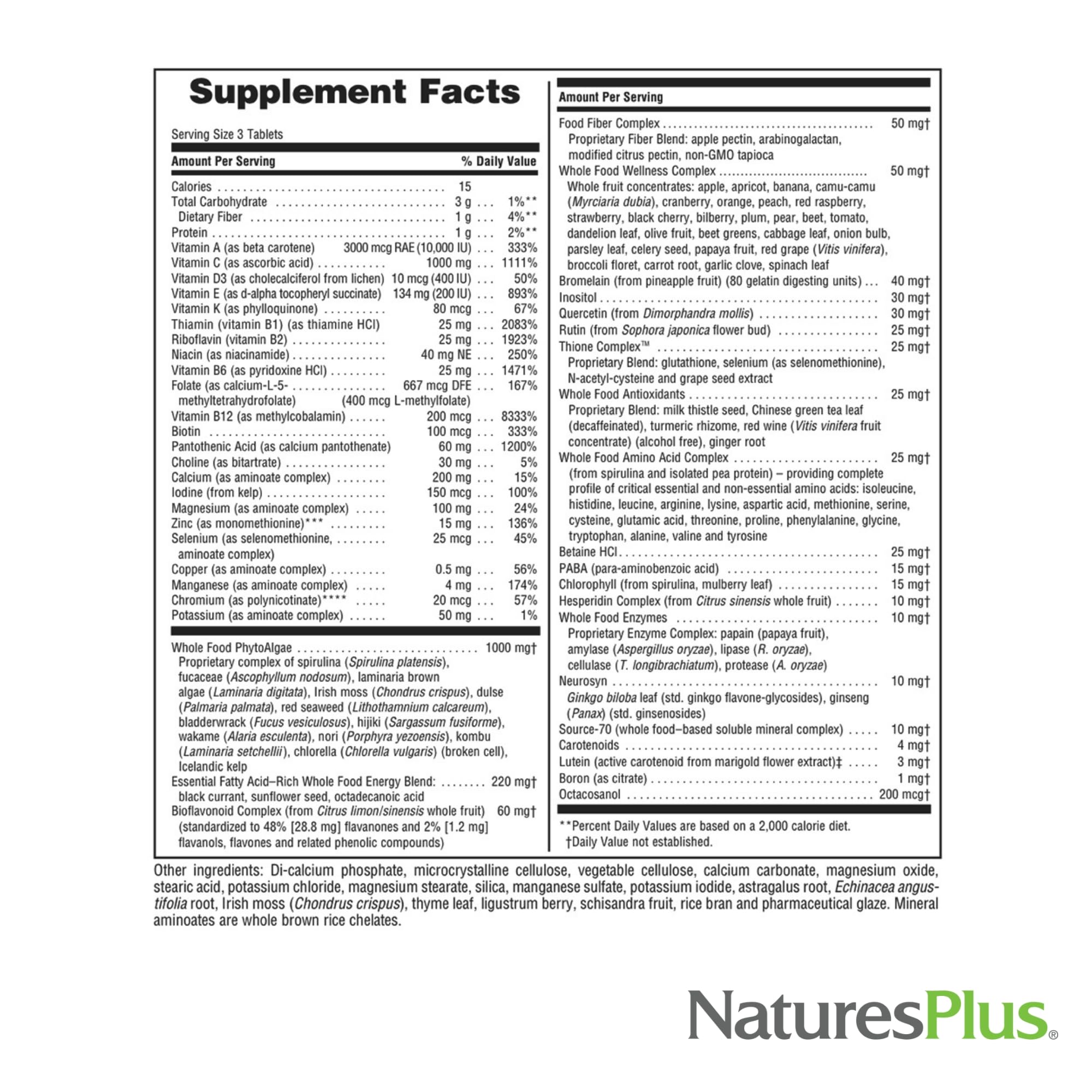 Empaque nuevo o antiguo, NaturesPlus Ultra Fuente de la Vida Sin Hierro.