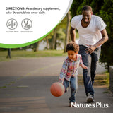 Tabletas apiladas, NaturesPlus Ultra Fuente de la Vida Sin Hierro, 60 porciones.