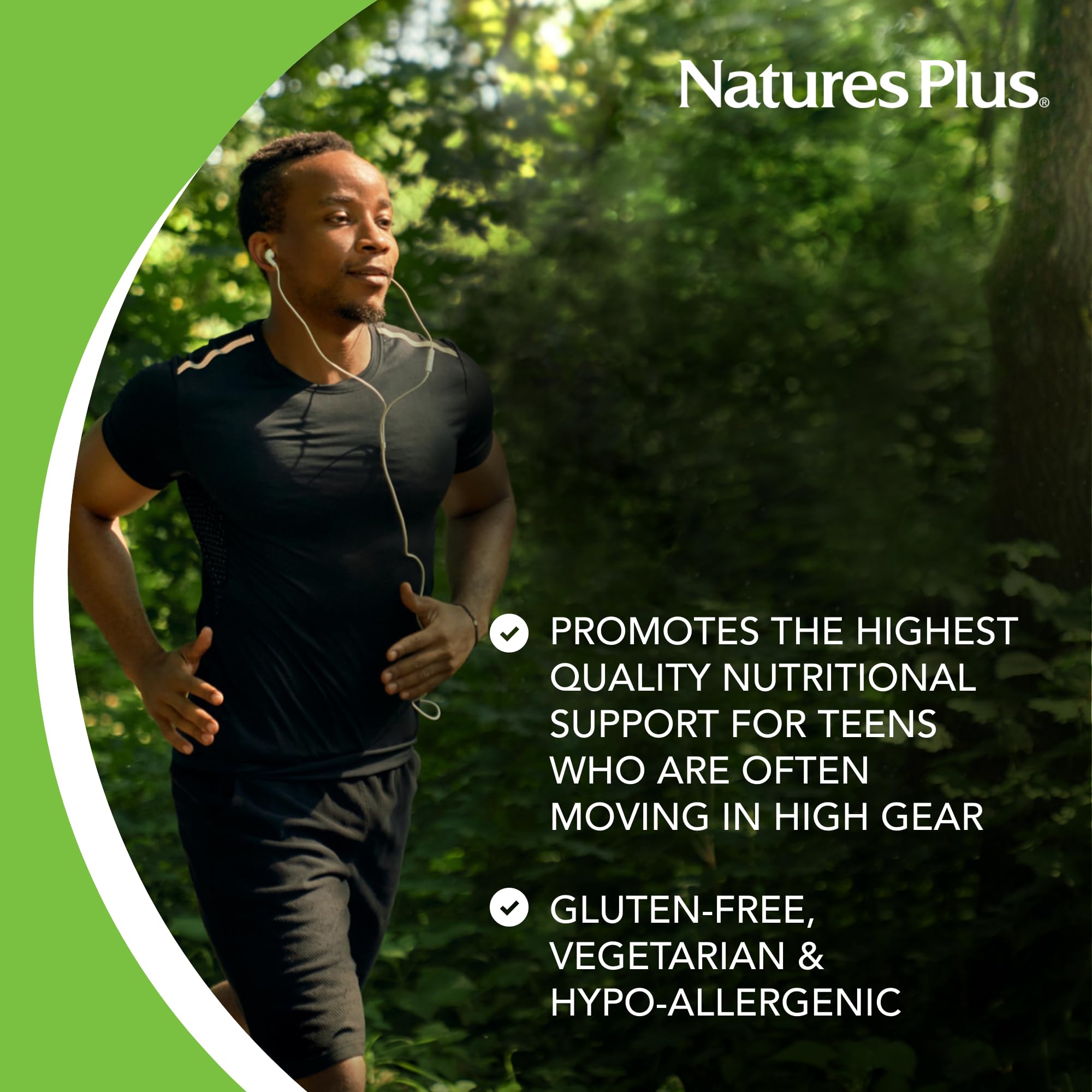 NaturesPlus Ultra Fuente de Vida, cápsulas D3 y luteína, salud visual.