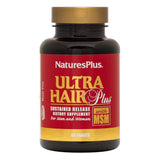 NaturesPlus Ultra Hair Plus, frasco de tabletas, apoyo al cabello saludable
