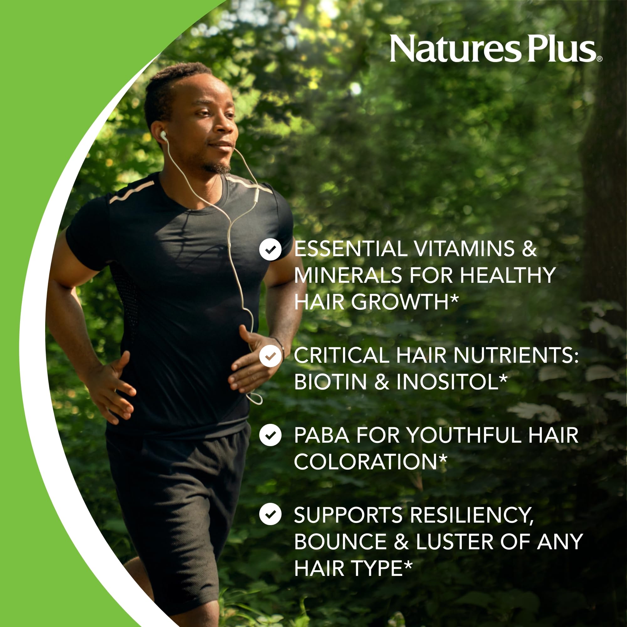 NaturesPlus Ultra Hair Plus fortalece el cabello visiblemente