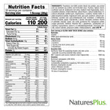 Ingredientes clave como biotina y aminoácidos en NaturesPlus Ultra Hair Thick Shake.