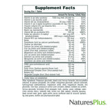 Envase de NaturesPlus Ultra II Diario con sello de seguridad para conservación de nutrientes.