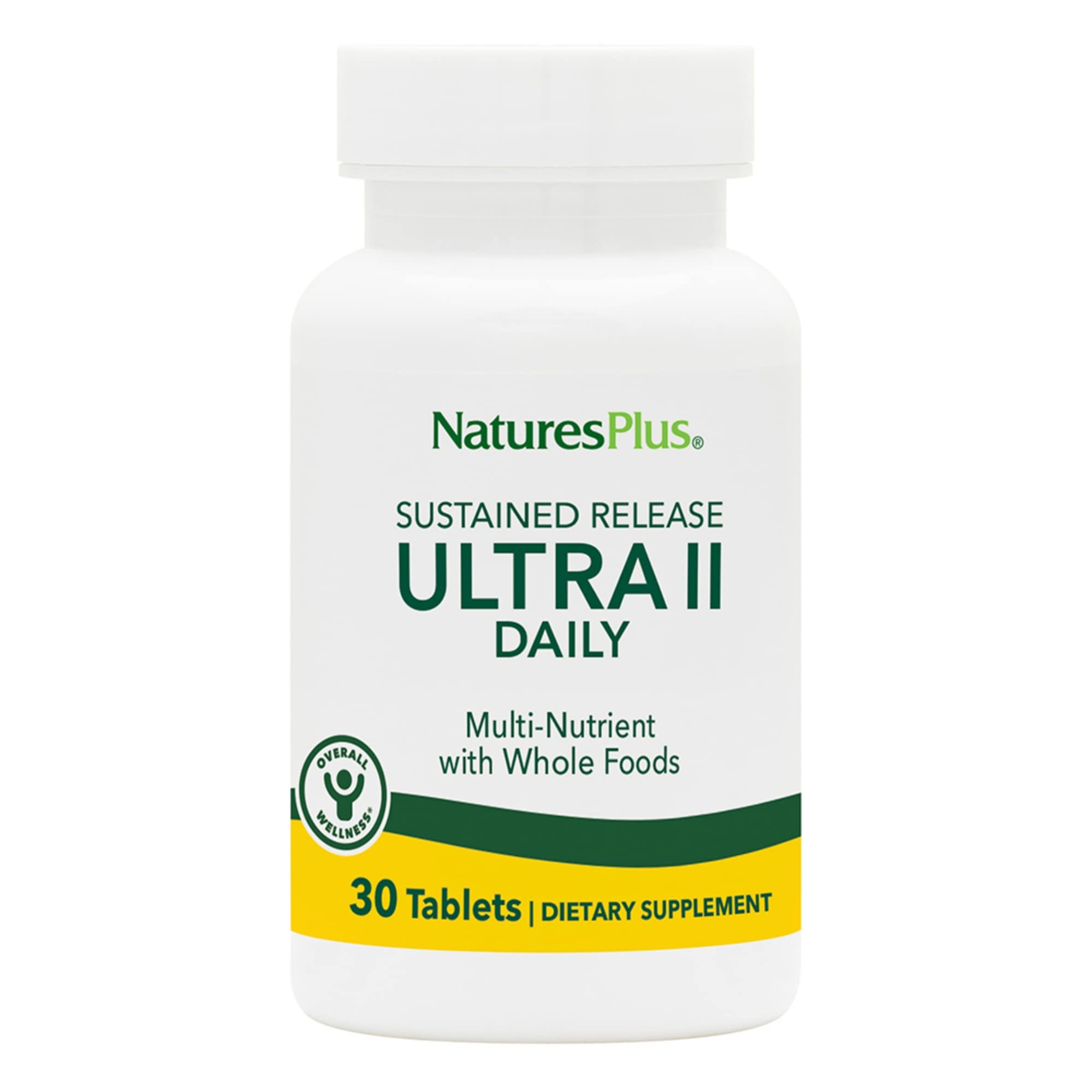 NaturesPlus Ultra II Diario: frente del envase con energía sostenida para el día.