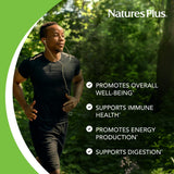 NaturesPlus Ultra Juice Green Drink mezcla en vaso lista para beber