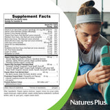 NaturesPlus Ultra Juice Green, etiqueta sin alérgenos apta para dietas veganas.