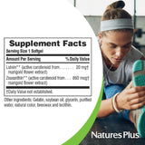 NaturesPlus Ultra Lutein - envase ecoamigable que reduce residuos