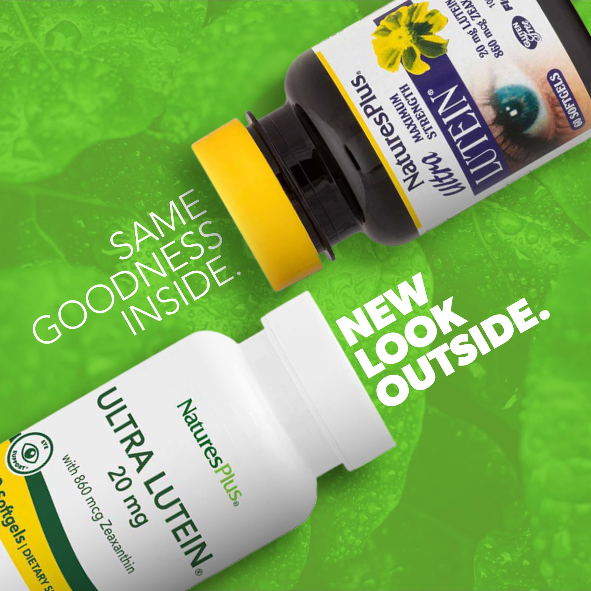 NaturesPlus Ultra Lutein - frasco de cápsulas para uso diario