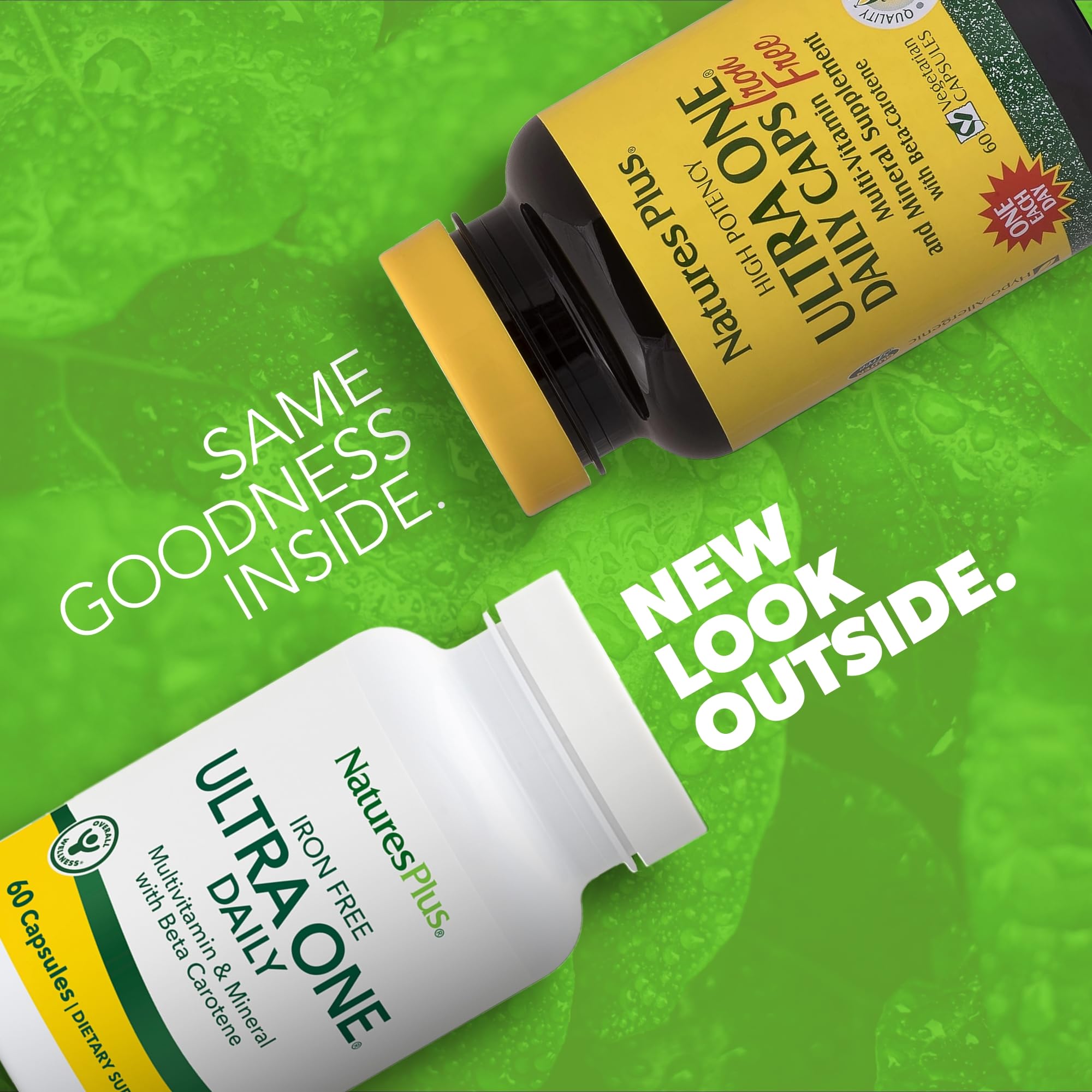 NaturesPlus Ultra One Daily Iron Free: cápsula diaria para nutrición multivitamínica.