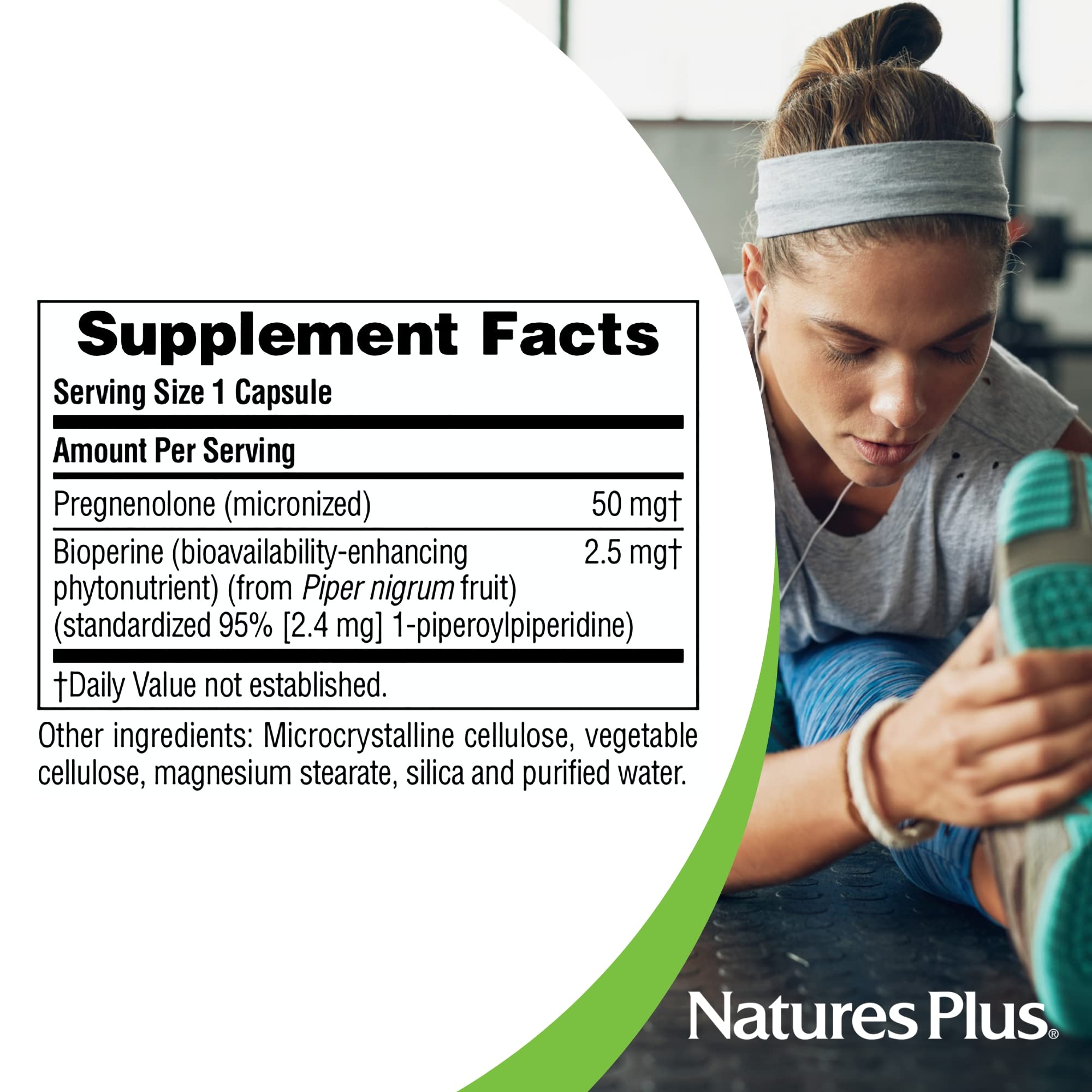 NaturesPlus Ultra Pregnenolona envase nuevo, mismo estándar de calidad.