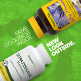 NaturesPlus Ultra Prenatal, empaque nuevo para mejor manejo diario.