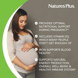 NaturesPlus Ultra Prenatal, textura suave para tomar cada día.