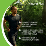 NaturesPlus Ultra Probiotics fabricación CGMP y certificaciones FDA NSF para confianza.