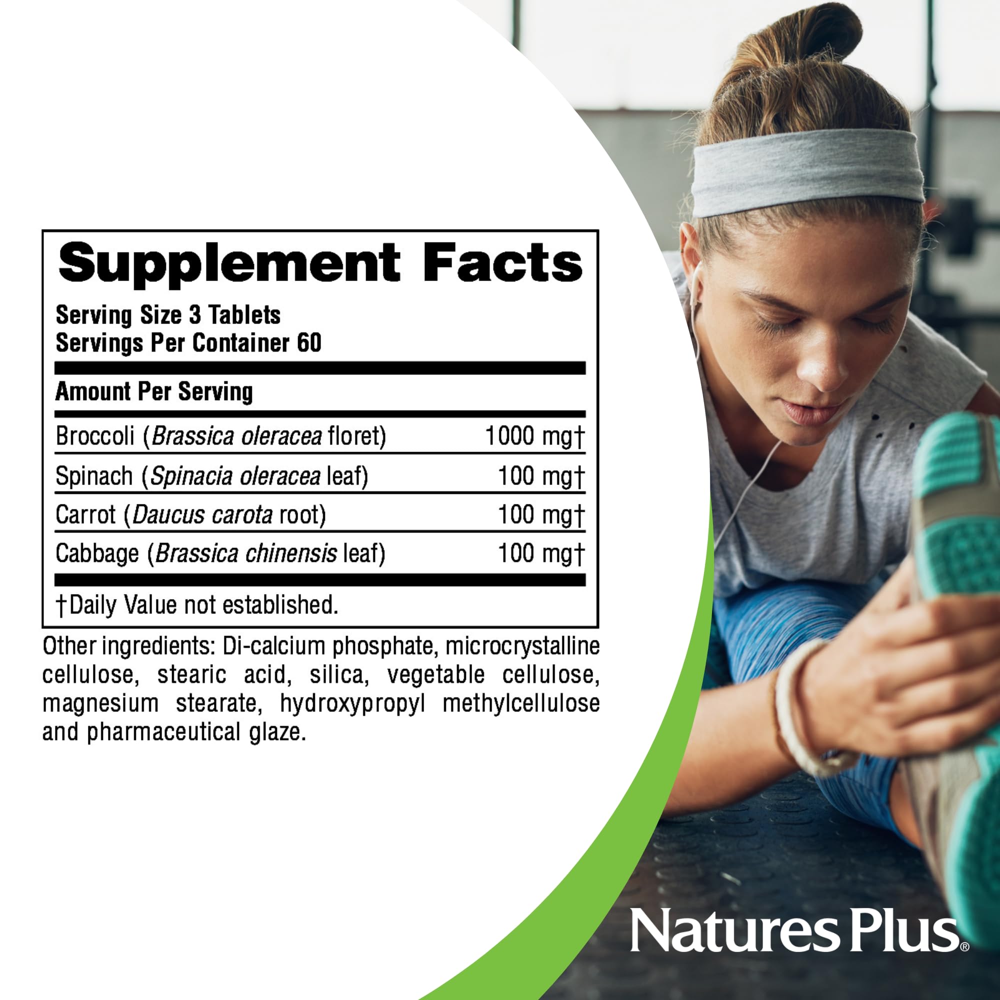 NaturesPlus Uso Diario: tabletas fáciles de incorporar a la rutina diaria.