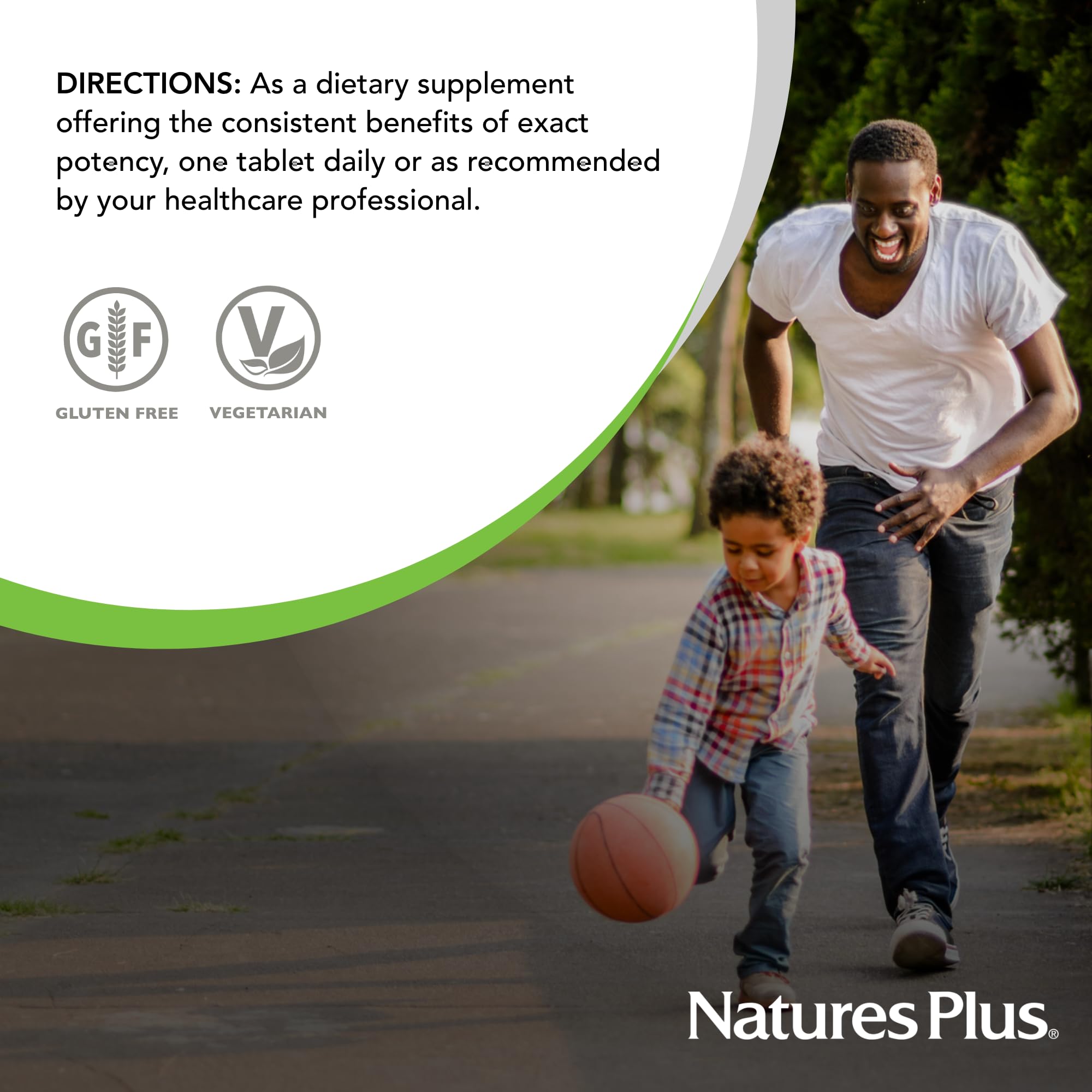 Tableta de valeriana NaturesPlus con agua para consumo diario