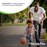 NaturesPlus Vita-Gels para niños, sabor naranja natural para niños.
