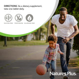 NaturesPlus Vitamina B2 100 mg: botella apta para almacenamiento doméstico.