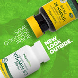 NaturesPlus Vitamina B2 comprimidos sobre mesa, liberación gradual para uso diario
