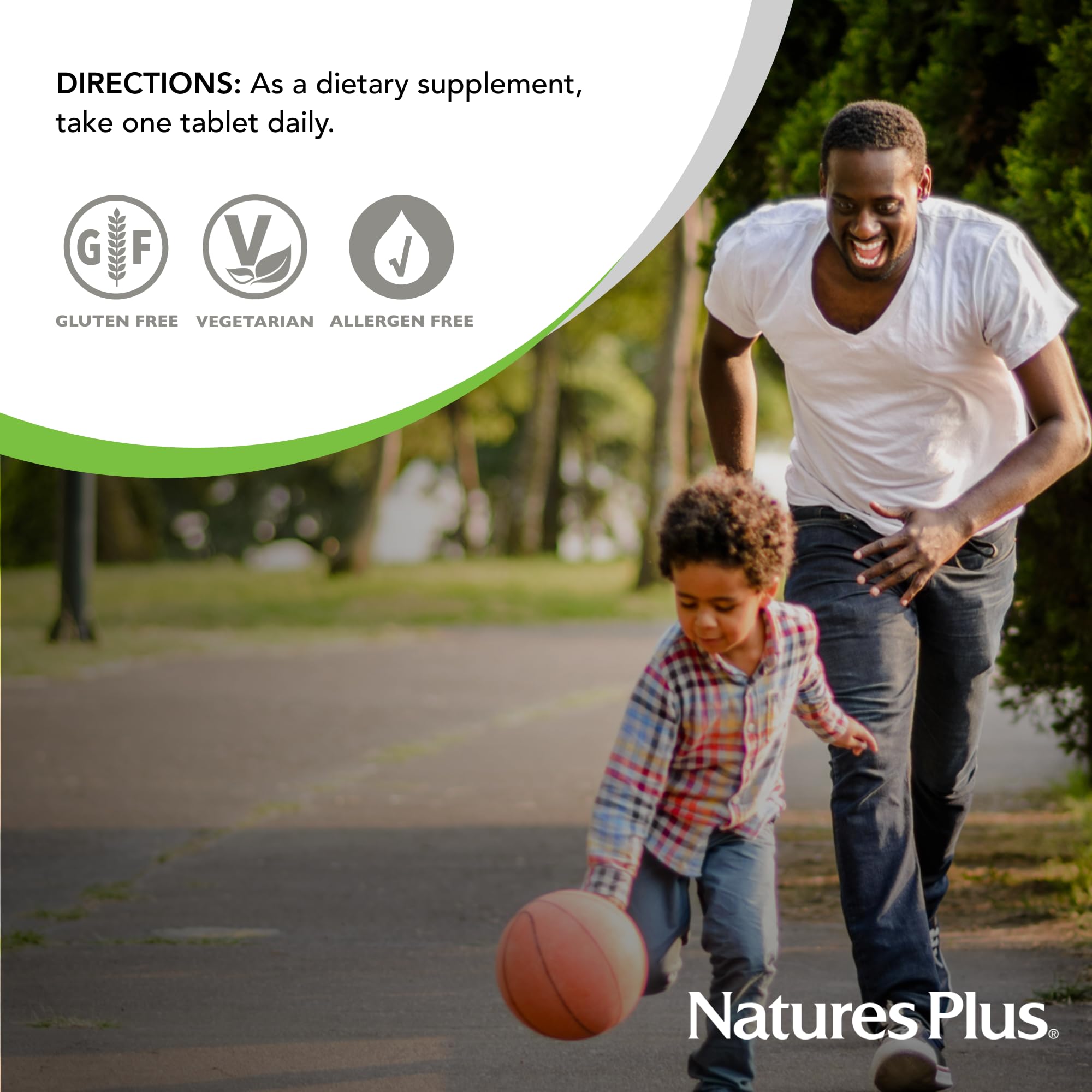 NaturesPlus Vitamina C 1000 mg, uso diario para defender naturalmente.