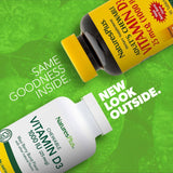 NaturesPlus Vitamina D3, alta biodisponibilidad, para apoyar la absorción de calcio.