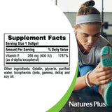 NaturesPlus Vitamina E, acción antioxidante para células saludables.