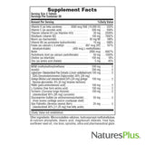 NaturesPlus Ultra Hair Plus: fórmula con MSM, linaza, curcuma, ginkgo y saw palmetto para cabello saludable.
