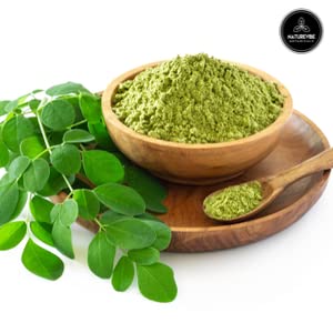 Naturevibe Botanicals Moringa, mezcla neutra para bebidas saludables durante el día.