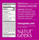 NaturGeeks NutraGeeks cuchara medidora con polvo listo para mezclar.